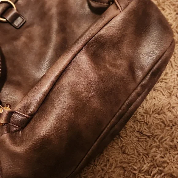 CLUCI Brown Backpack Bag - Picture 7 of 11